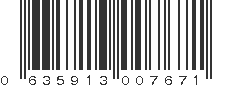 UPC 635913007671