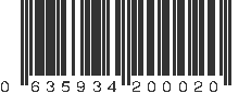 UPC 635934200020