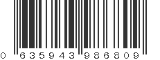 UPC 635943986809