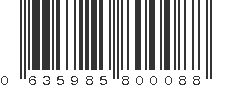 UPC 635985800088