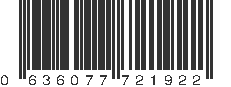 UPC 636077721922