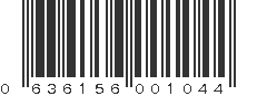 UPC 636156001044