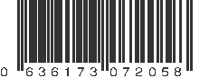 UPC 636173072058