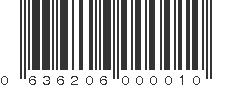 UPC 636206000010