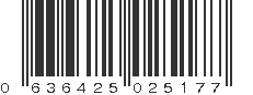 UPC 636425025177