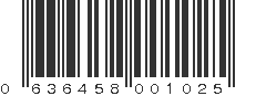 UPC 636458001025