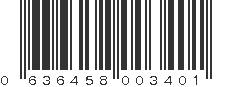 UPC 636458003401