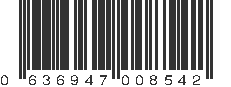 UPC 636947008542