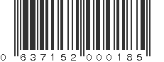 UPC 637152000185