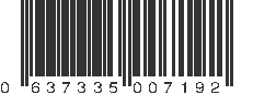 UPC 637335007192