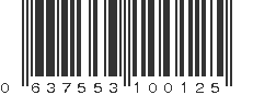 UPC 637553100125