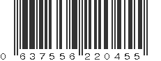 UPC 637556220455