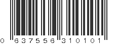 UPC 637556310101