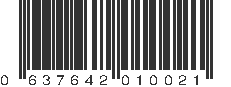 UPC 637642010021