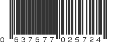 UPC 637677025724