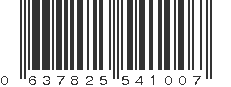 UPC 637825541007