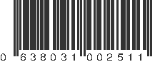 UPC 638031002511