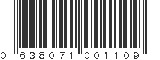 UPC 638071001109