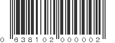 UPC 638102000002