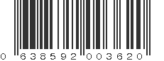 UPC 638592003620