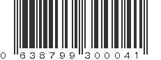 UPC 638799300041