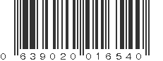 UPC 639020016540