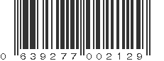 UPC 639277002129