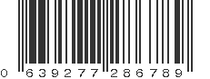 UPC 639277286789