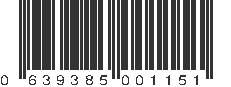 UPC 639385001151