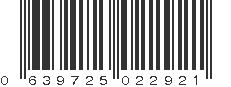 UPC 639725022921