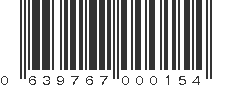 UPC 639767000154