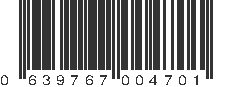 UPC 639767004701