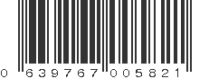 UPC 639767005821