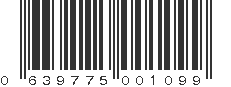 UPC 639775001099