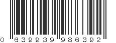 UPC 639939986392