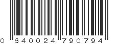 UPC 640024790794