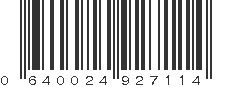 UPC 640024927114