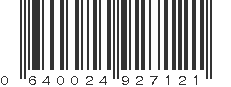 UPC 640024927121