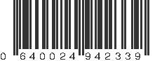 UPC 640024942339