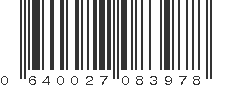 UPC 640027083978