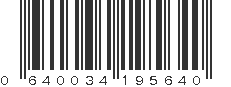 UPC 640034195640