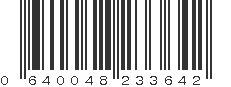 UPC 640048233642