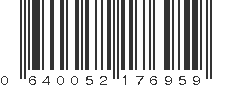 UPC 640052176959