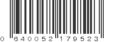 UPC 640052179523