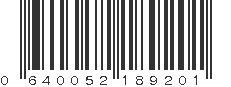 UPC 640052189201