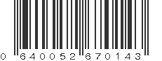 UPC 640052670143