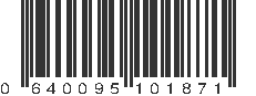 UPC 640095101871