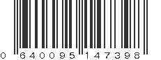 UPC 640095147398