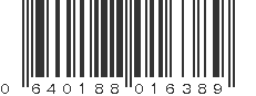 UPC 640188016389