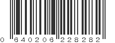 UPC 640206228282